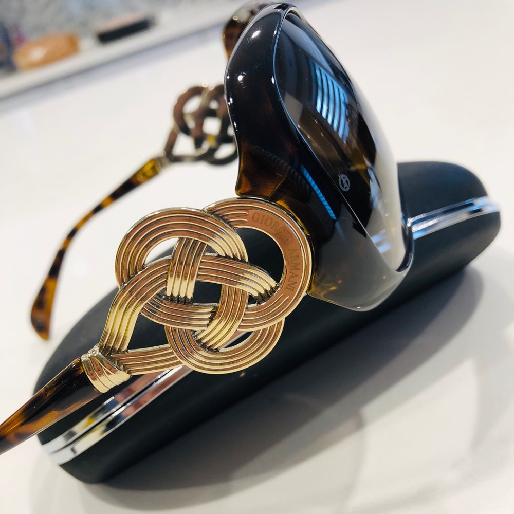 Authentic giorgio armani woman sunglasses leopard